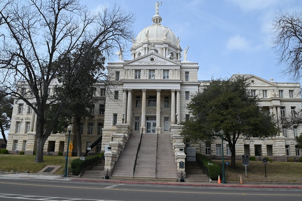 An appearance inside the courtroom at previous president Donald Trump’s arraignment